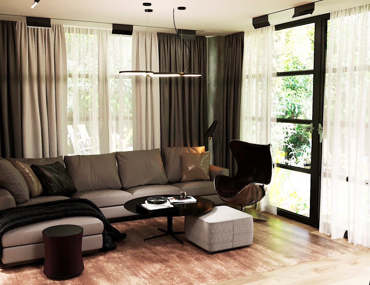 Дизайн дома в стиле "Лофт" в Немецкой деревне