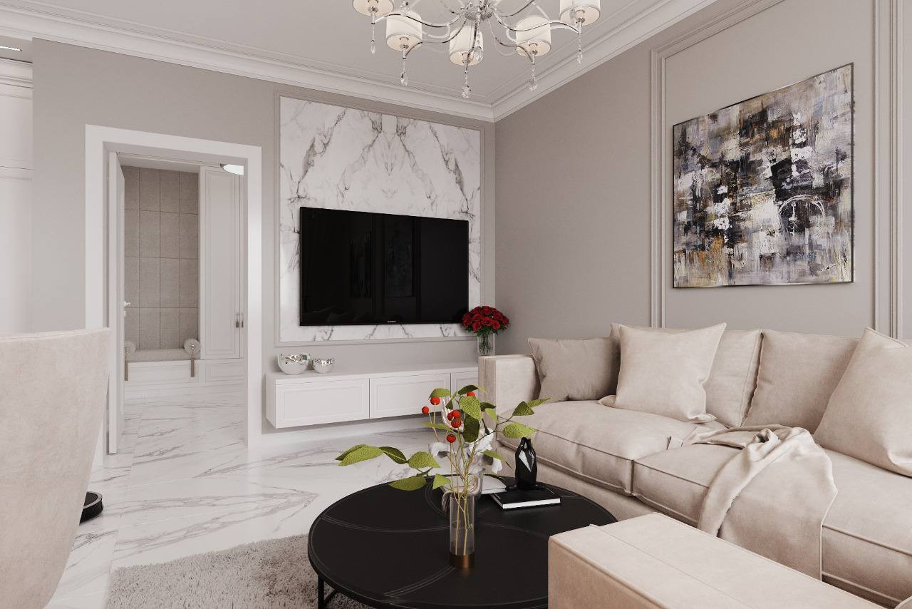 Дизайн кухни-гостиной