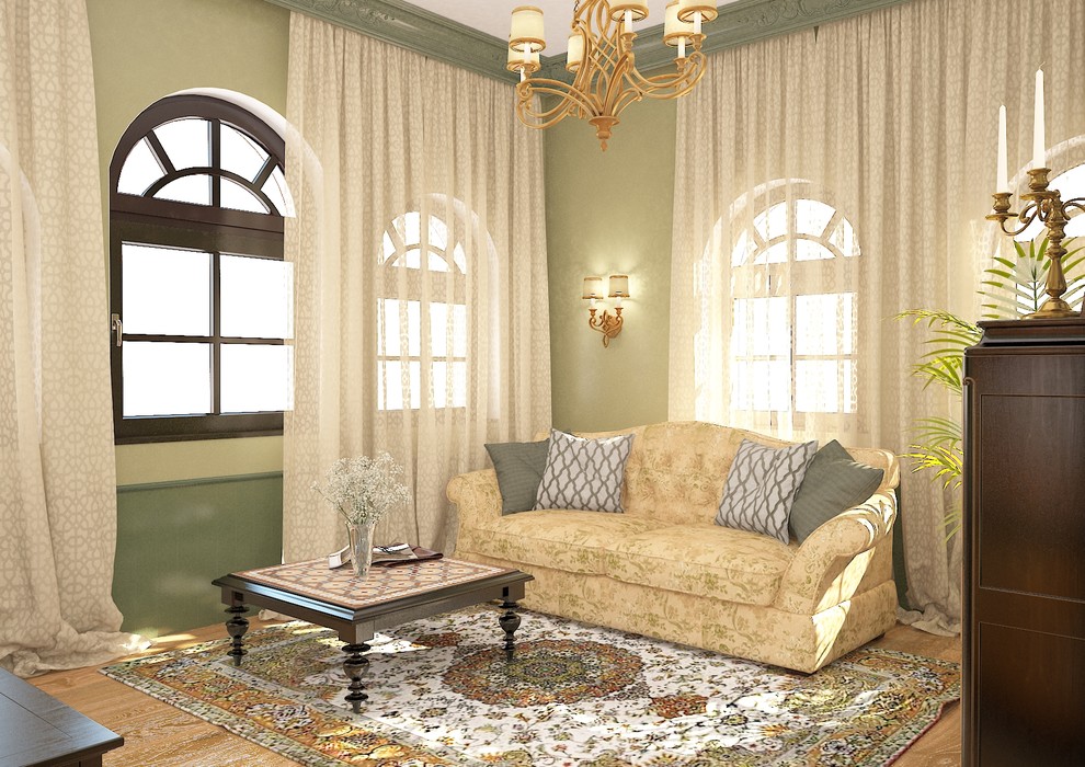 Дом в испанском средиземноморском стиле