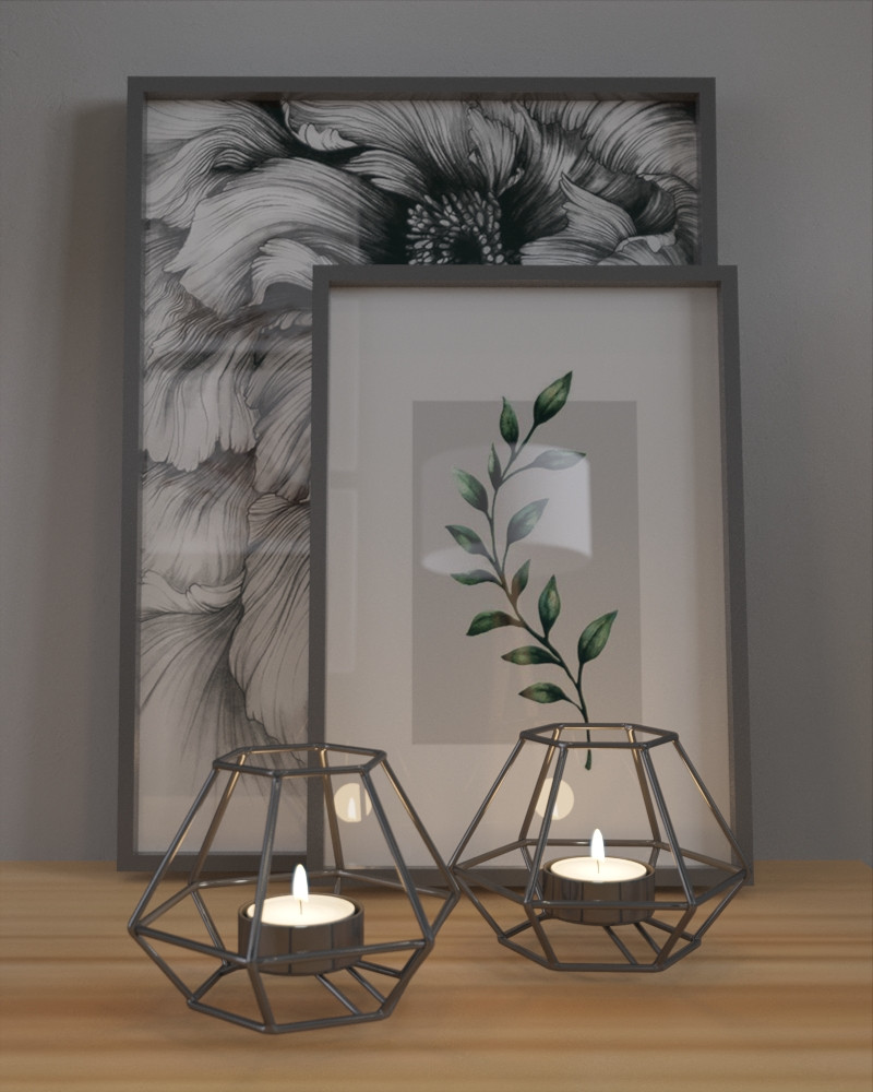 Гостиная с рабочей зоной