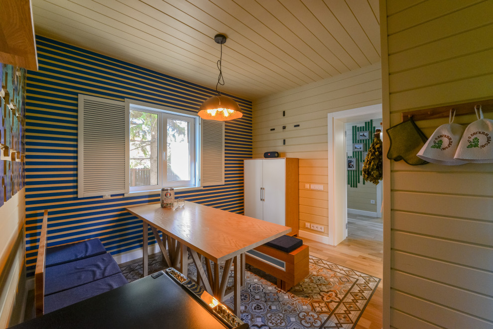 Летний дачный дом с банным комплексом