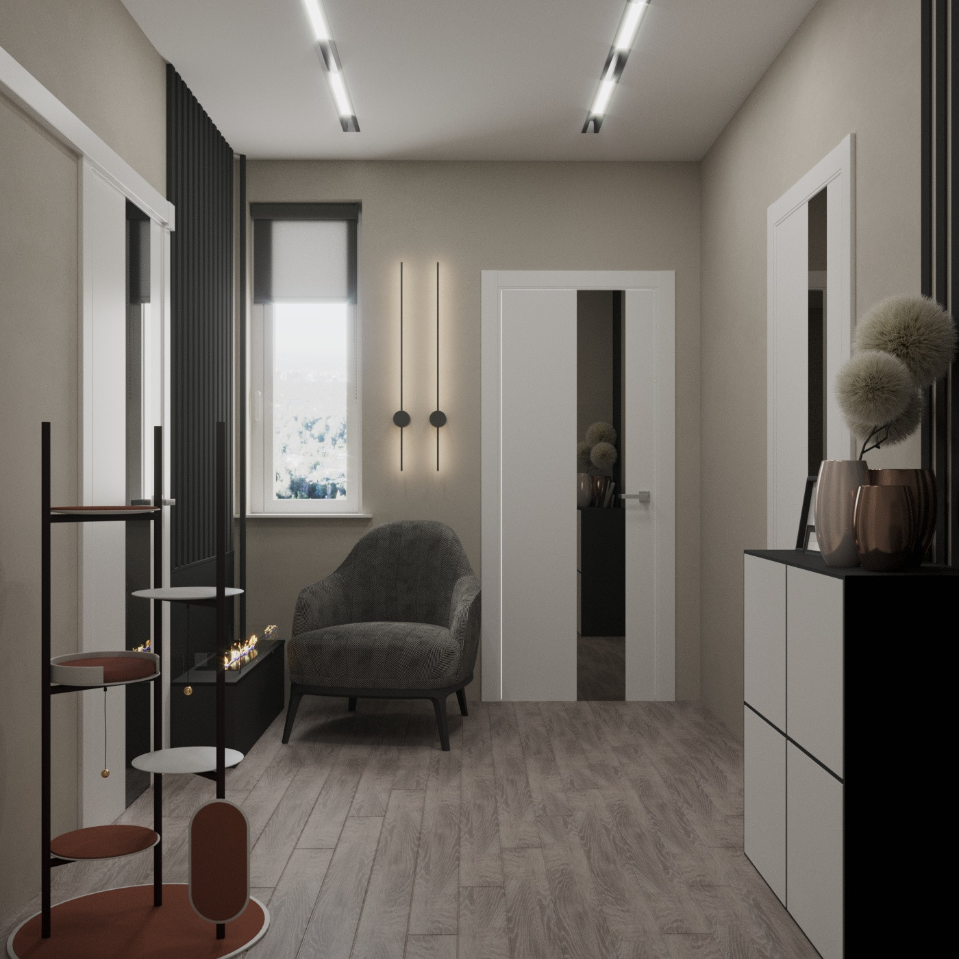 Квартира в современном стиле.