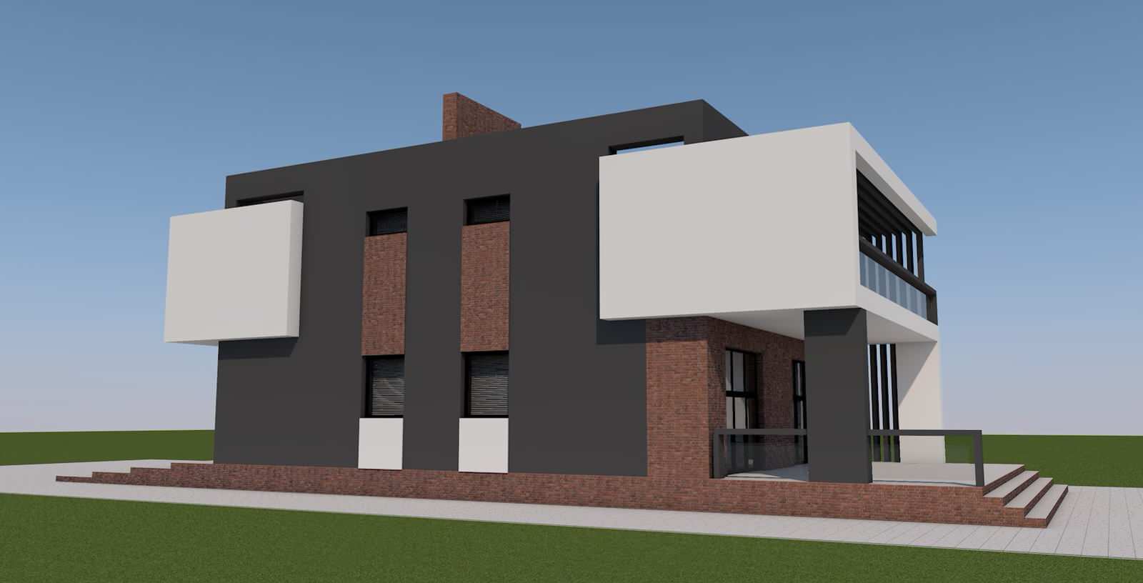 Архитектура дома в стиле Хай-тек