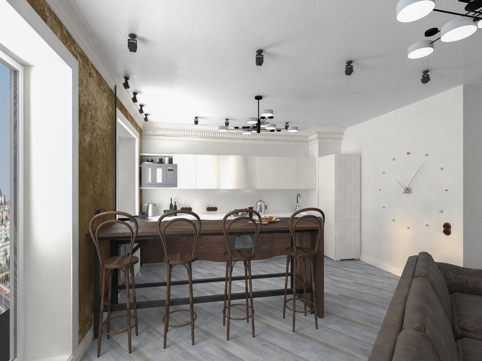 Интерьер квартиры в стиле LOFT