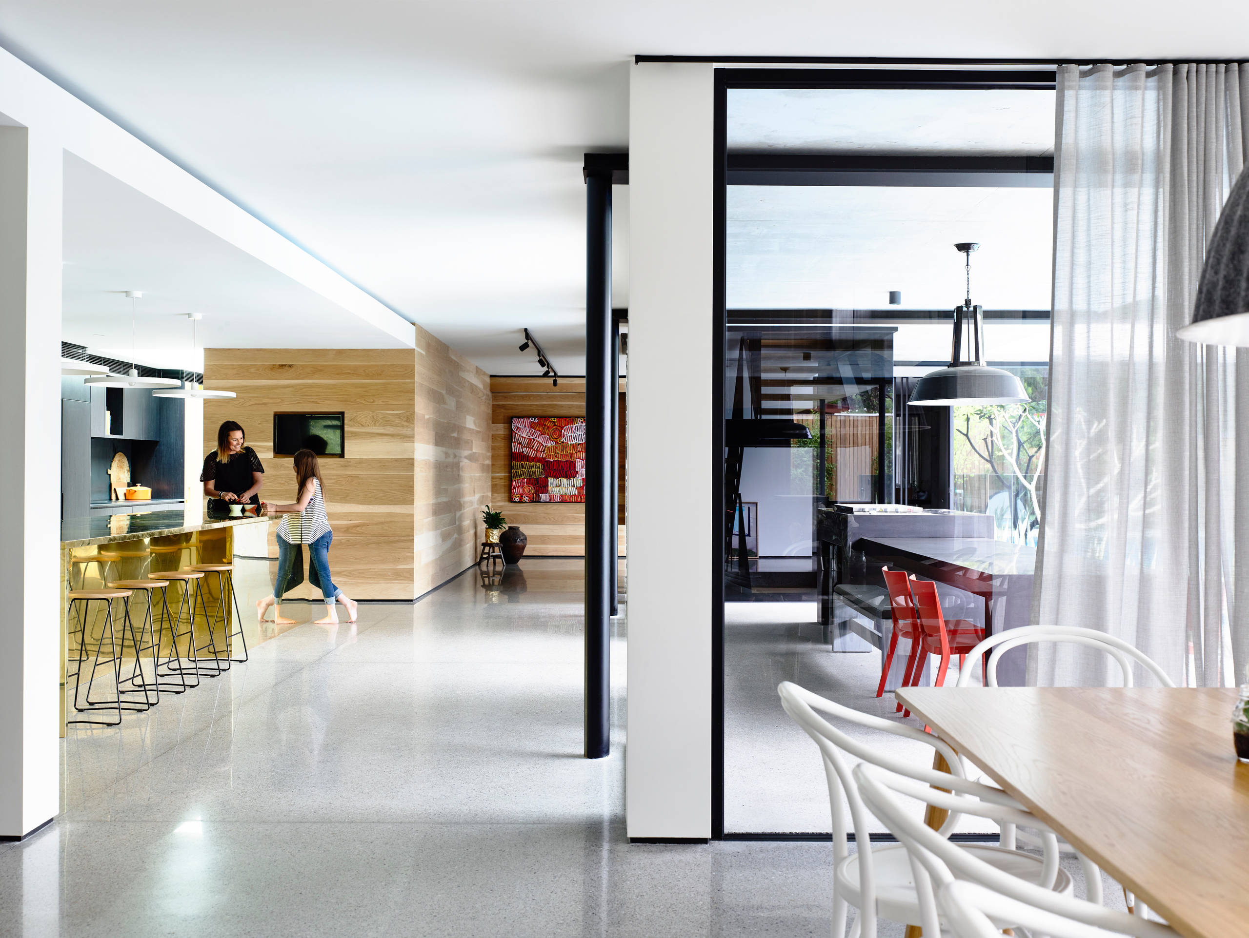 Houzz Австралия: Ультрасовременный дом из бетона для семьи архитекторов