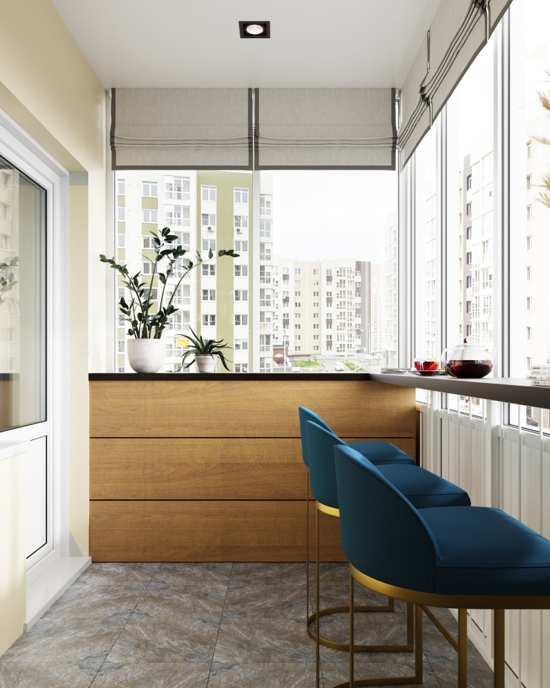 Балкон из проекта "Природные оттенки"