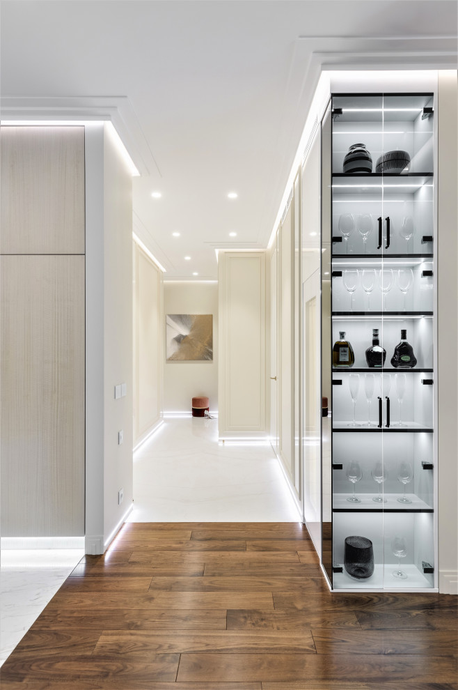 Современный интерьер в смешанном стиле.