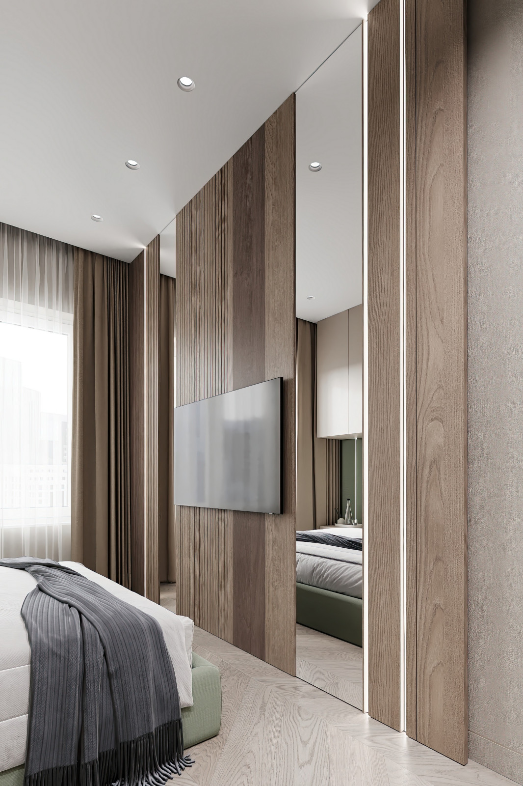 Дизайн и ремонт квартиры в ЖК Большая семерка - Сочный синий