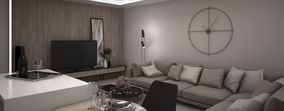 Обложка проекта: Квартира в современном стила