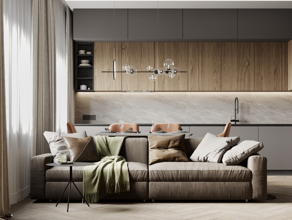 Обложка проекта: Квартира 87 м² - ЖК Da Vinci Новосибирск