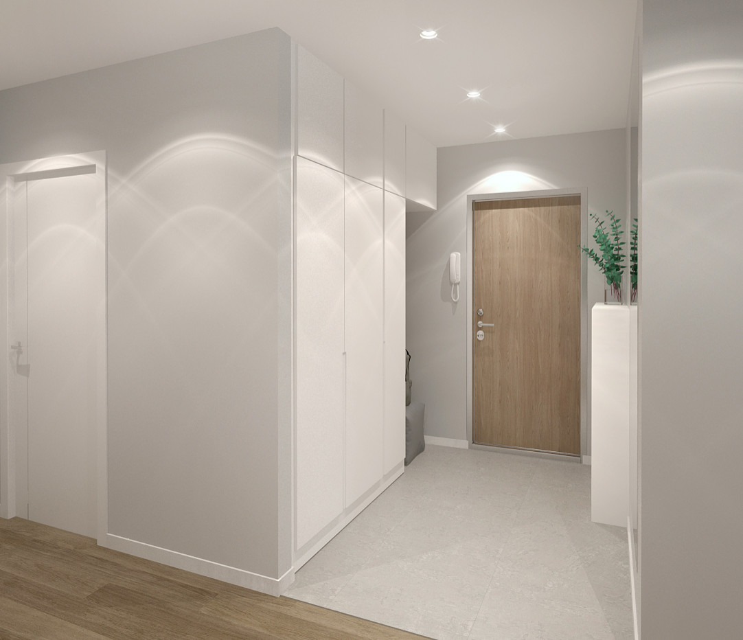 Квартира для молодой семьи в скандинавском стиле