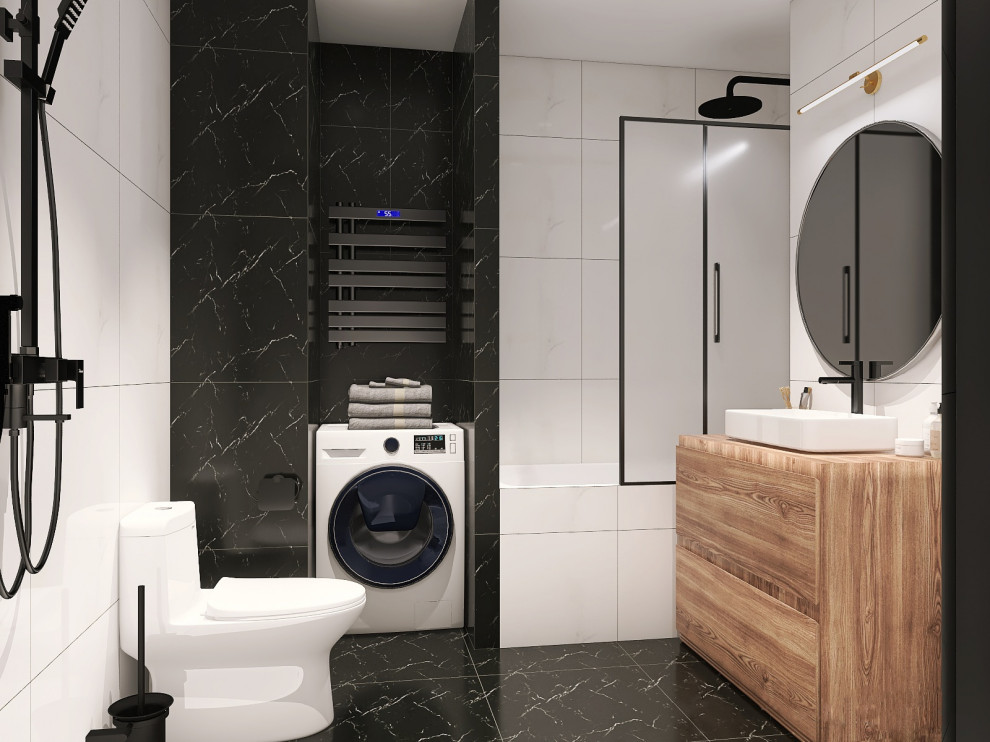 Дизайн-проект трехкомнатной квартиры типа П44Т с перепланировкой