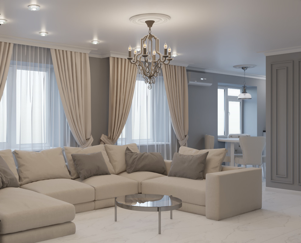 Интерьер в серых тонах