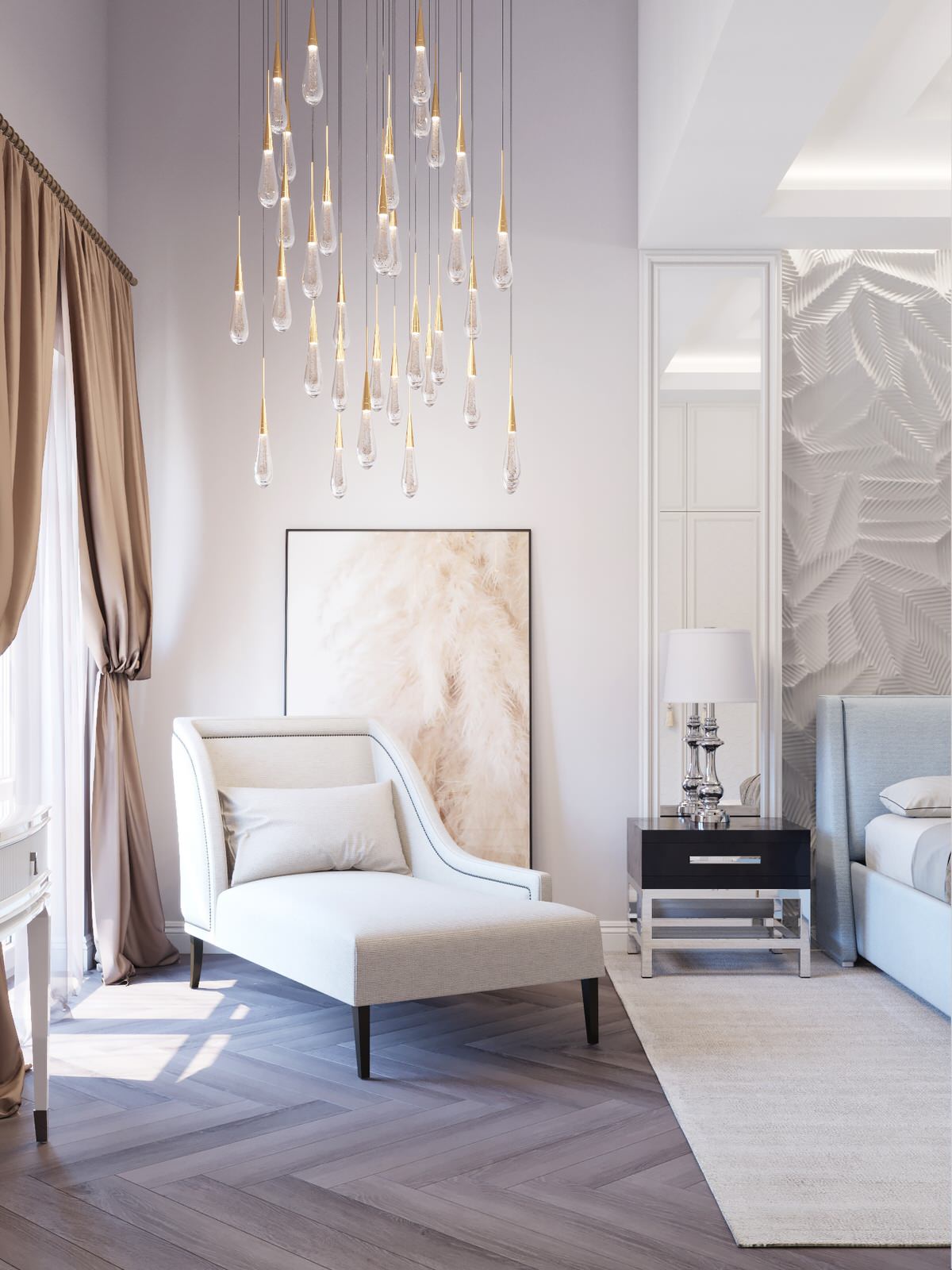 Спальня в Таун-хаусе КП Белый берег