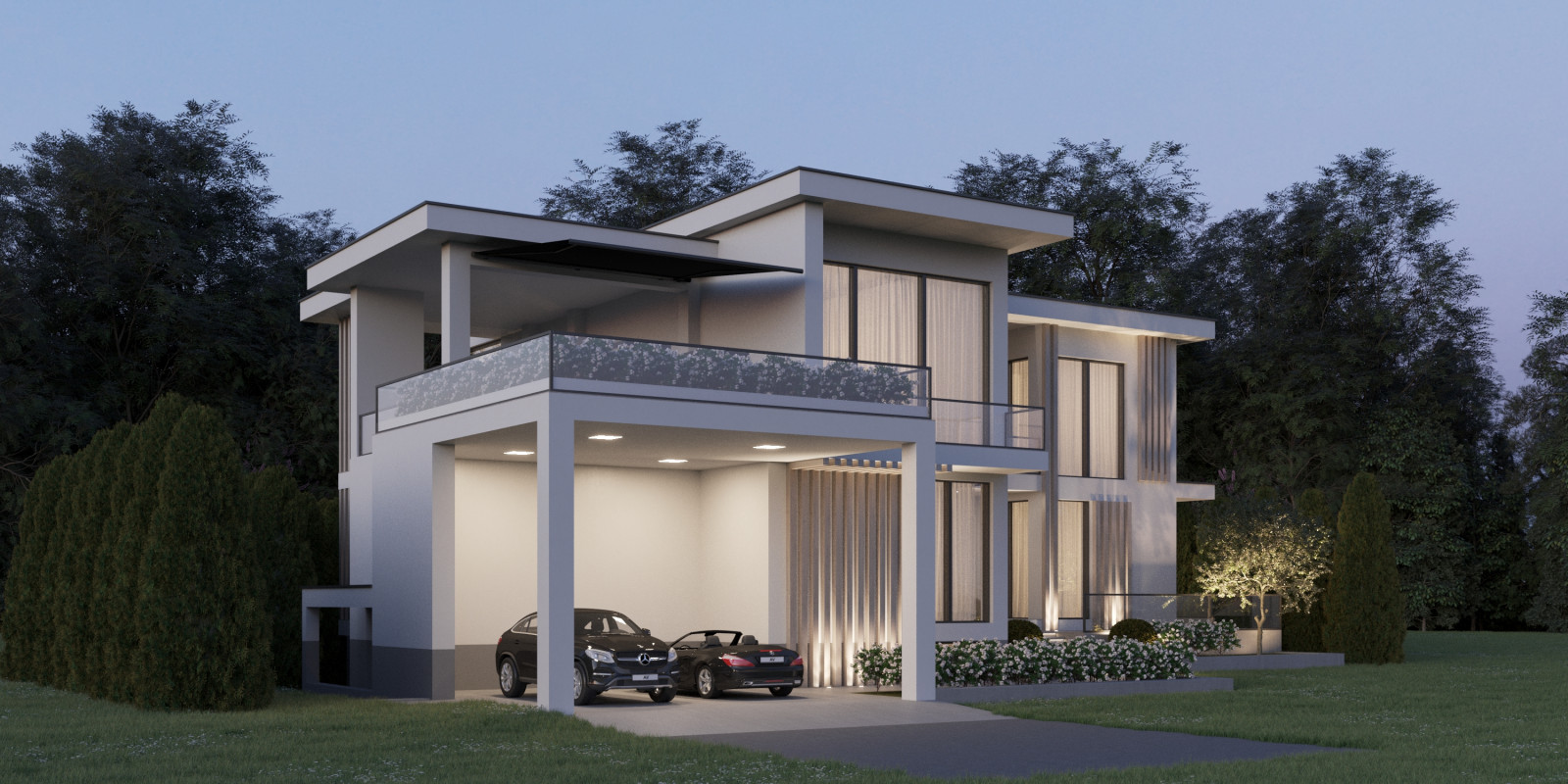 Загородный дом в современном стиле