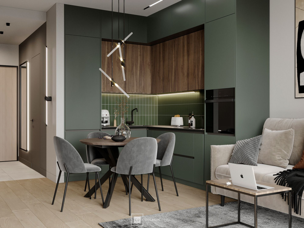 Стильная квартира с панорамными окнами даже в санузле