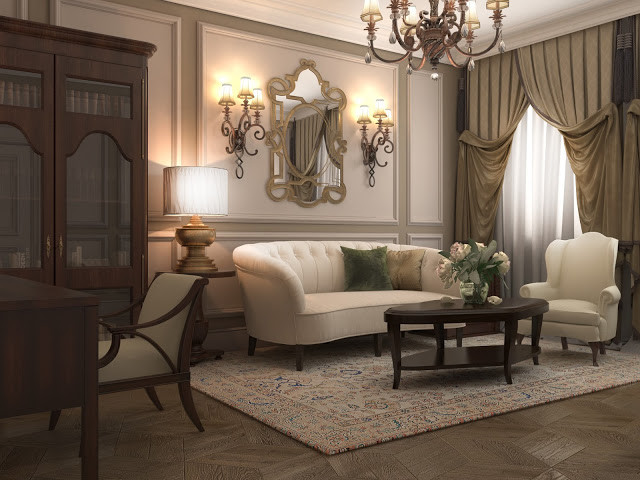 Interior design of Lux apartments of the Bariatinsky Palace