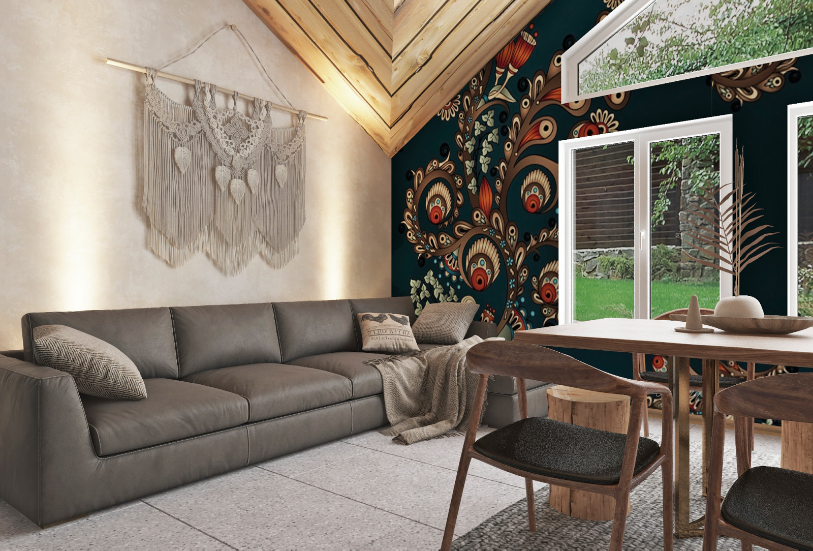 Комната отдыха в бане в загородном клубе BARRIN