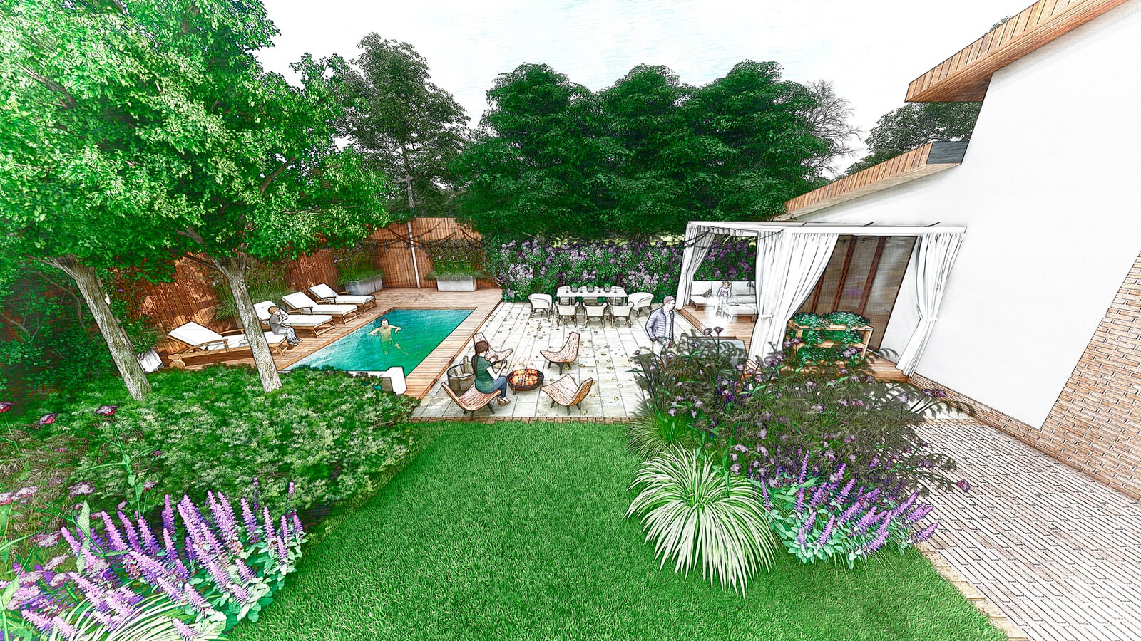 Проект сада "Два полюса"