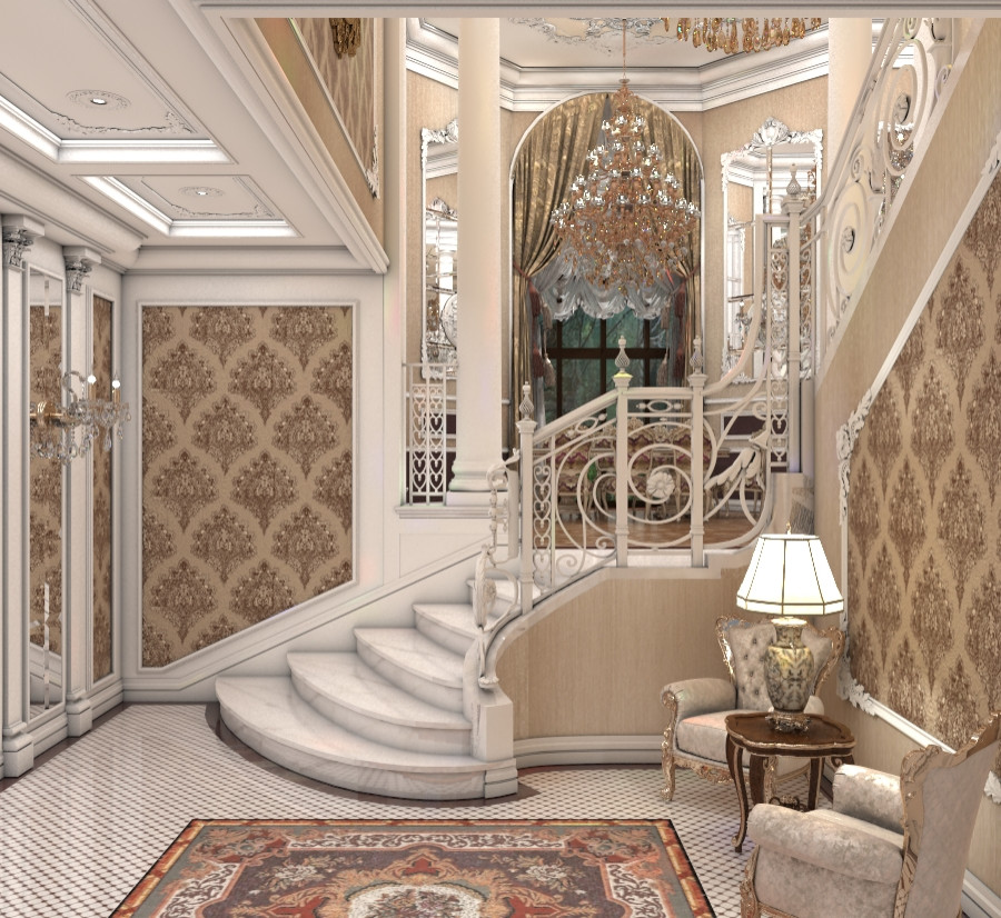 Холл-прихожая-гостиная