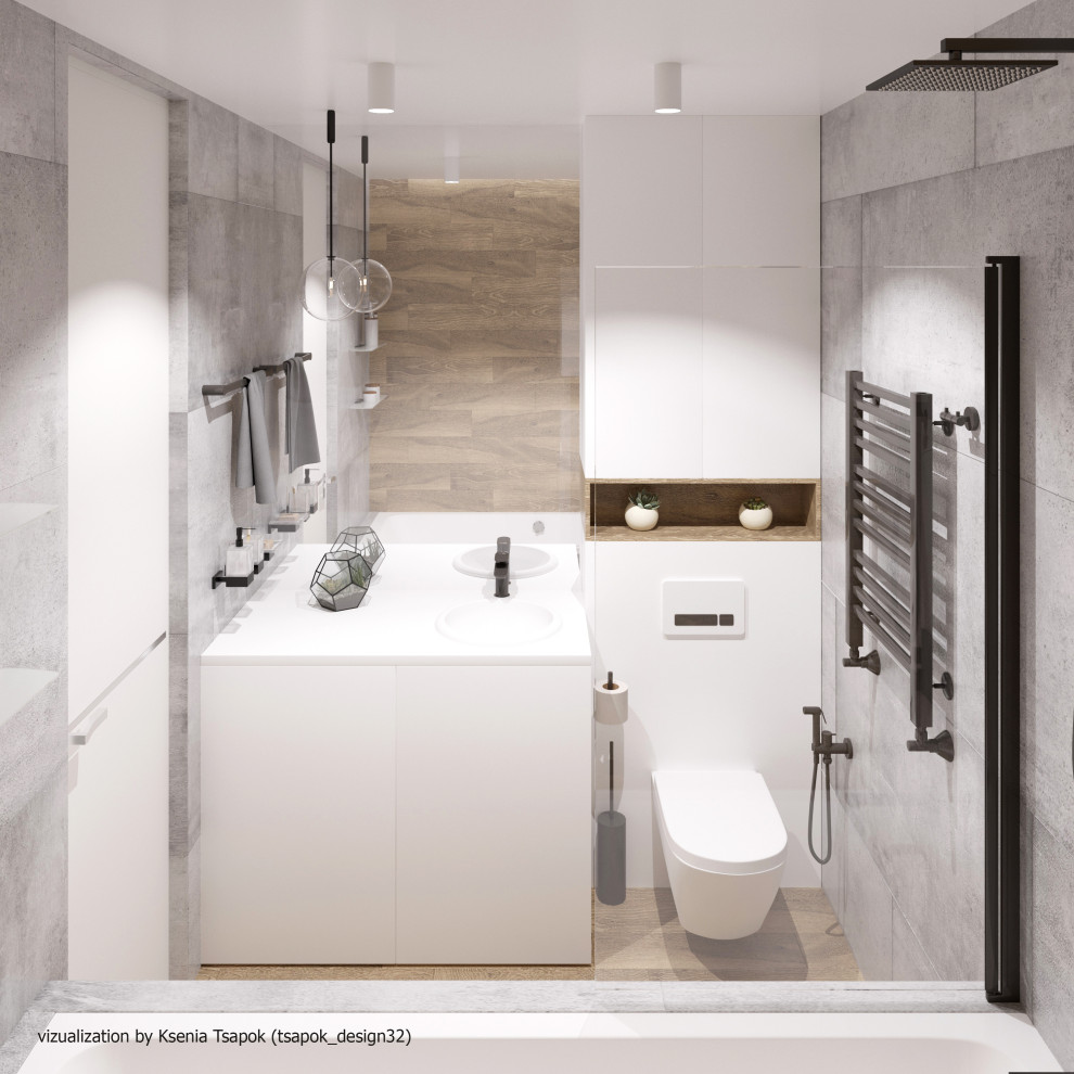 2х-комнатная квартира с объединенной кухней-гостиной