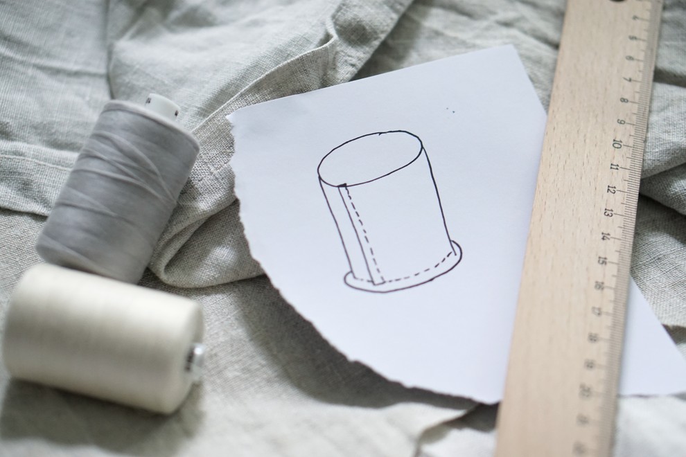 DIY: Как сшить чехол для кашпо своими руками