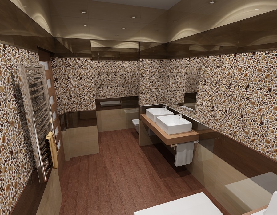 Варианты современных ванных комнат