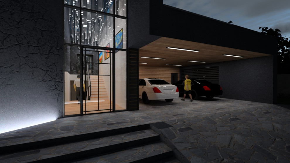 Дом на склоне