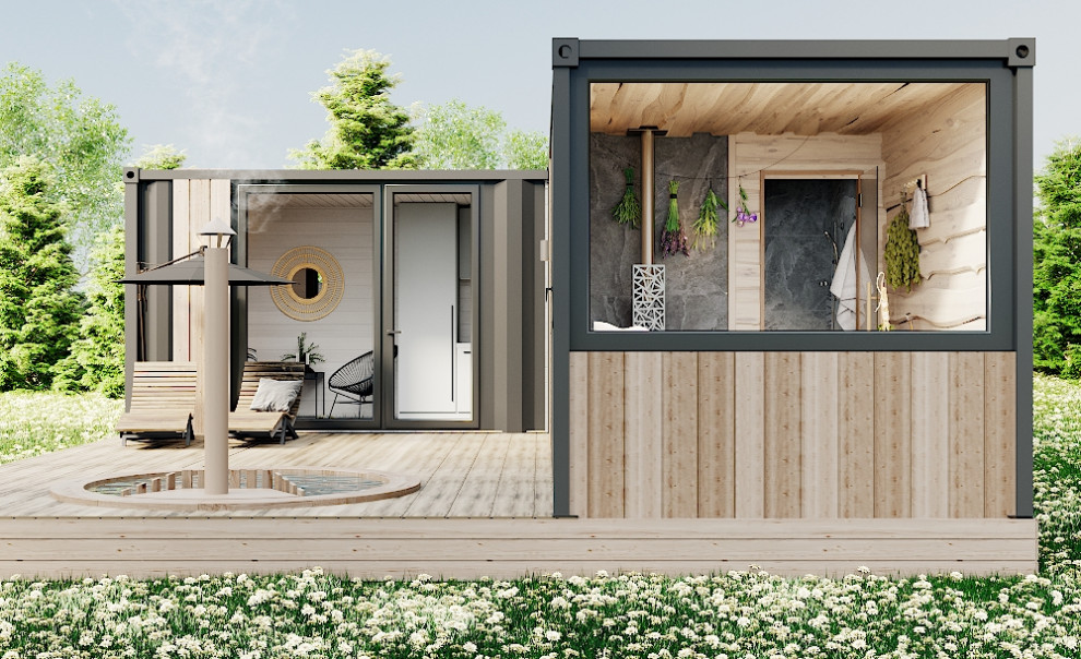 Бани в контейнере