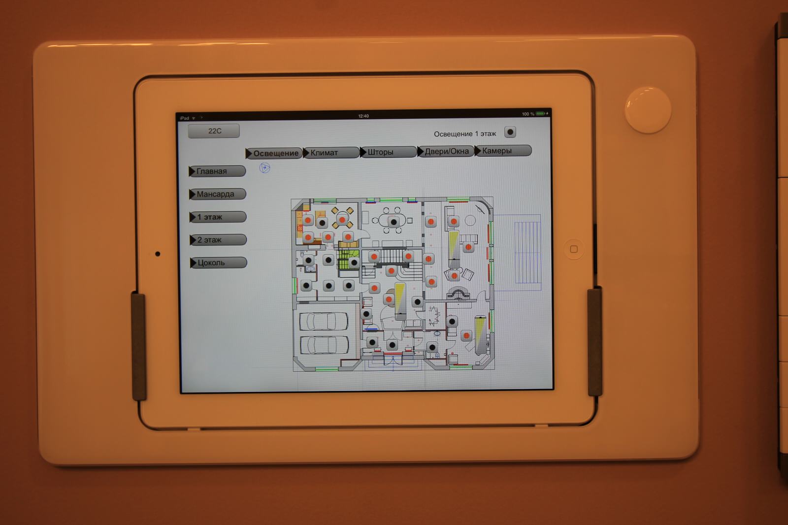 Автоматизация коттеджа на шине KNX