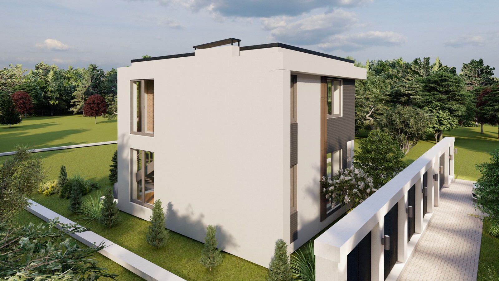 Обложка проекта: Дом в стиле Hi-Tech