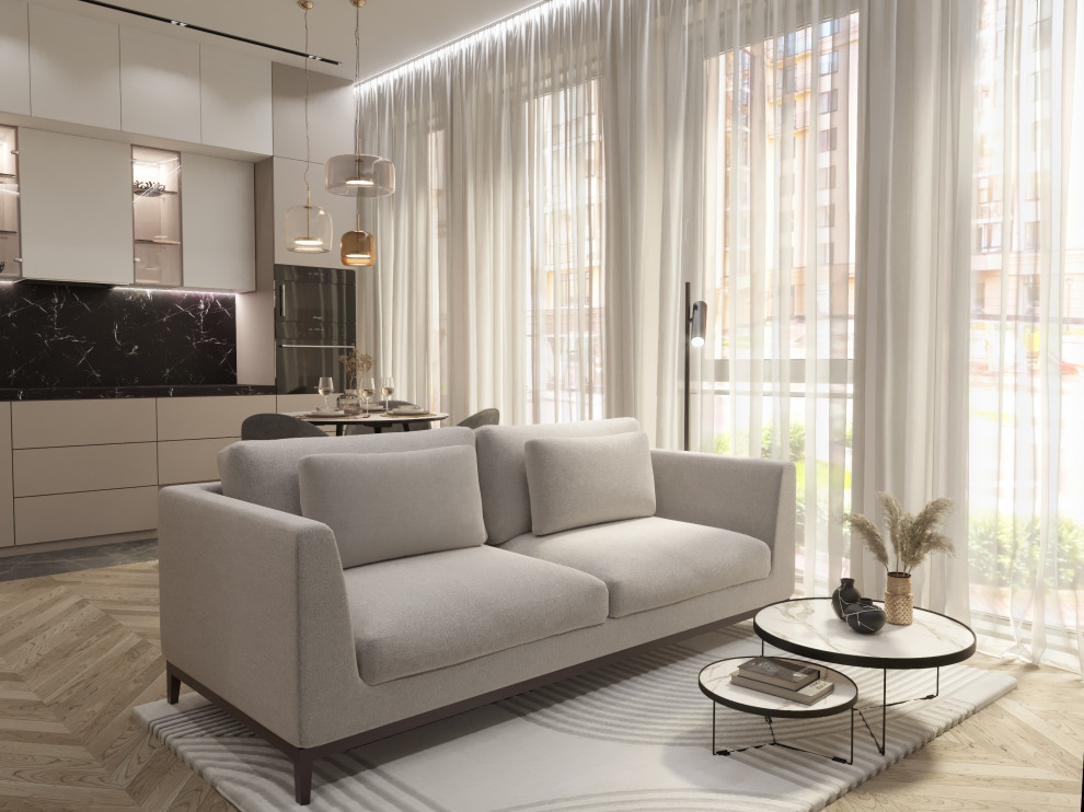 Обложка проекта: Квартира-студия 37 м кв