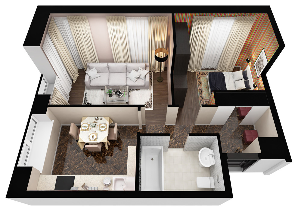 3D планировки от студии "Уютная Квартира"