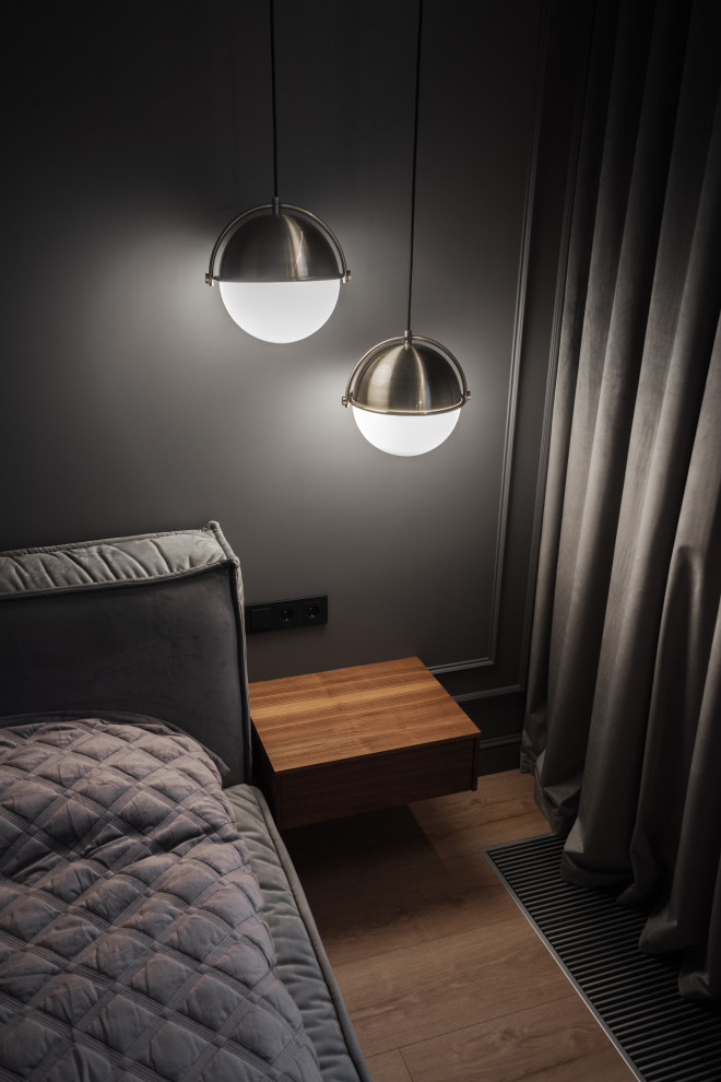 Просторная квартира в серых цветах