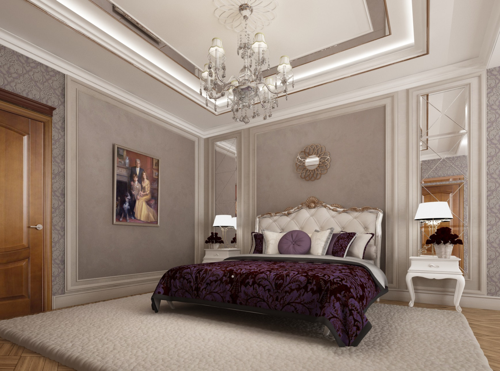 Обложка проекта: Спальня в частном доме