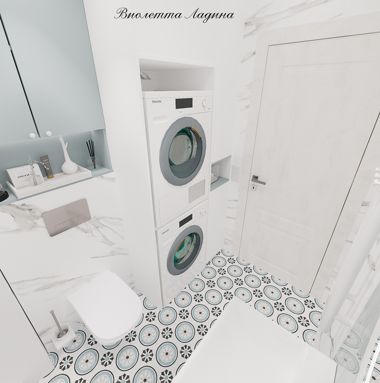 Квартира  в светлых тонах.. Двушка.