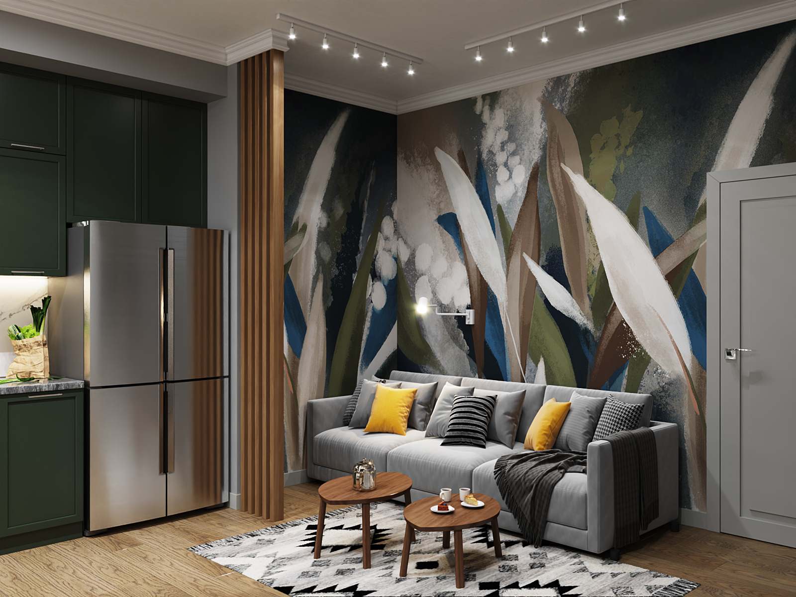 Обложка проекта: Дизайн квартиры за городом