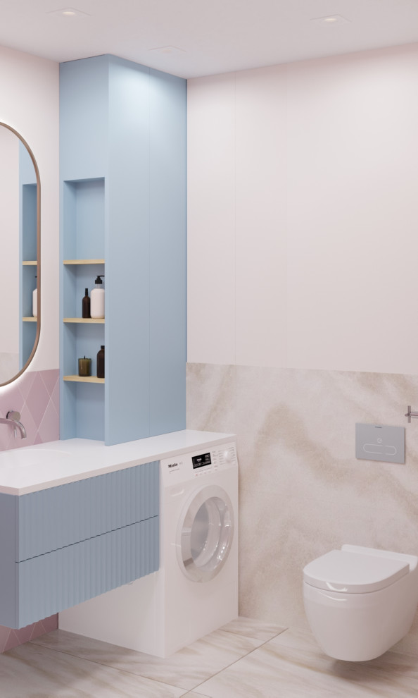 Дизайн-проект однокомнатной квартиры 40 м2 - «Летний бриз»