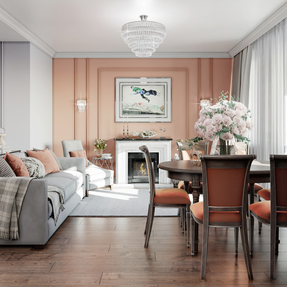 Проект квартиры в стиле современная классика