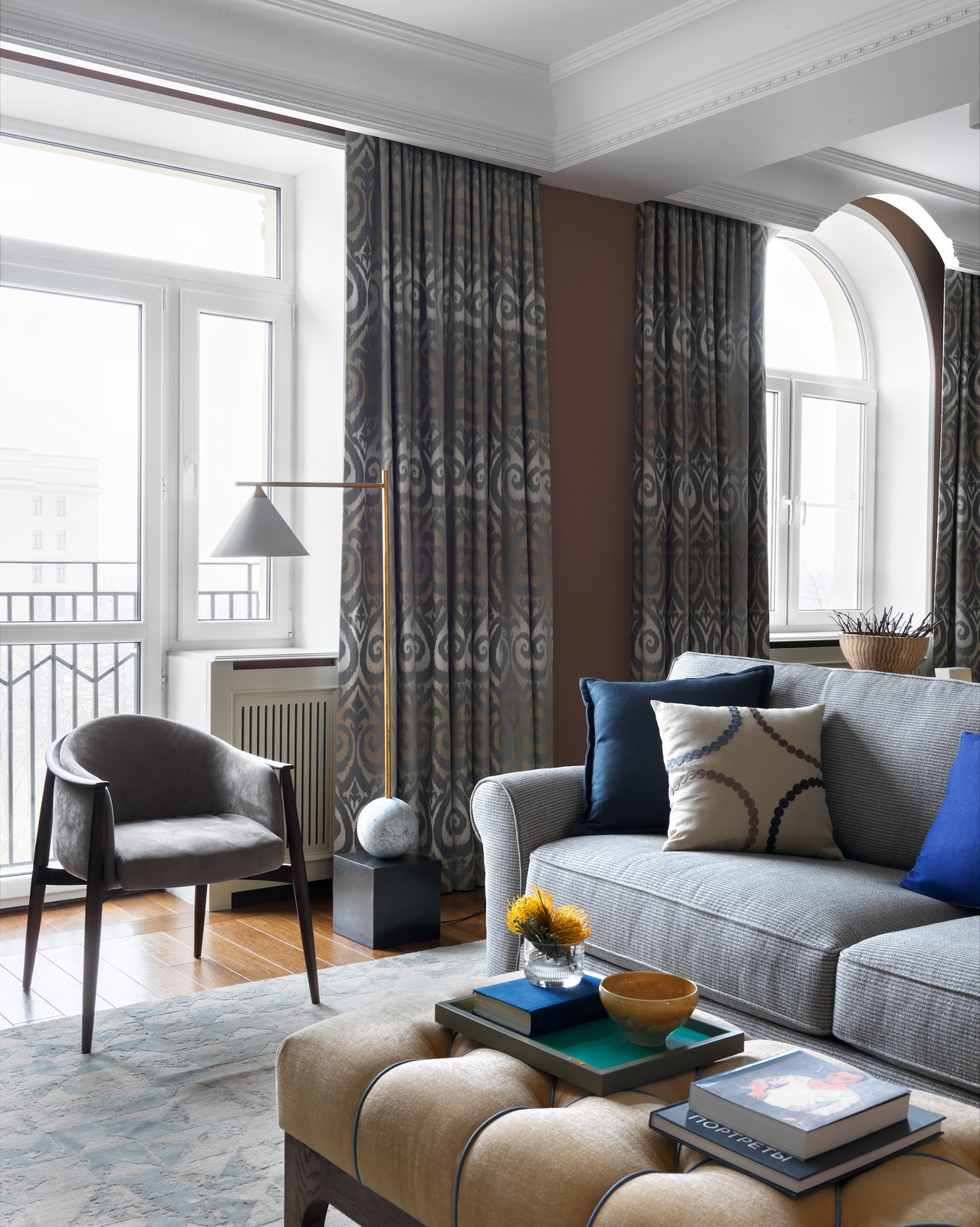 Фотосъемка интерьера квартиры на Фрунзенской набережной для AD