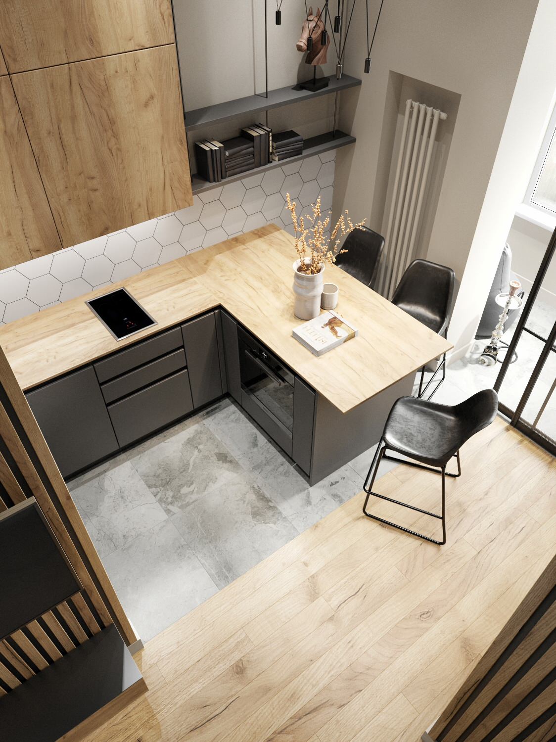 Стильная однушка с нордическим характером