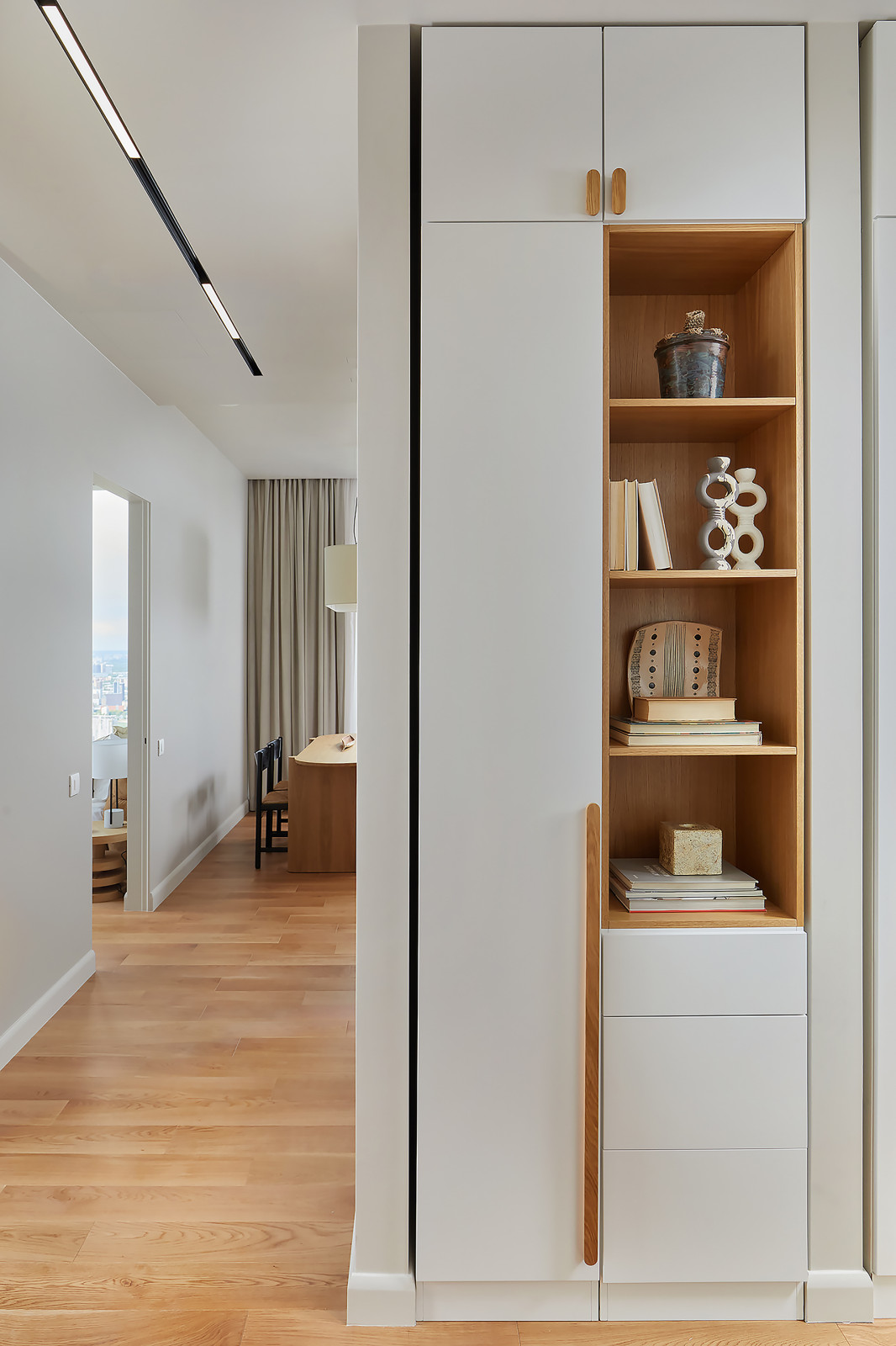 Квартира в Москва-Сити 2 (бежевое дерево)