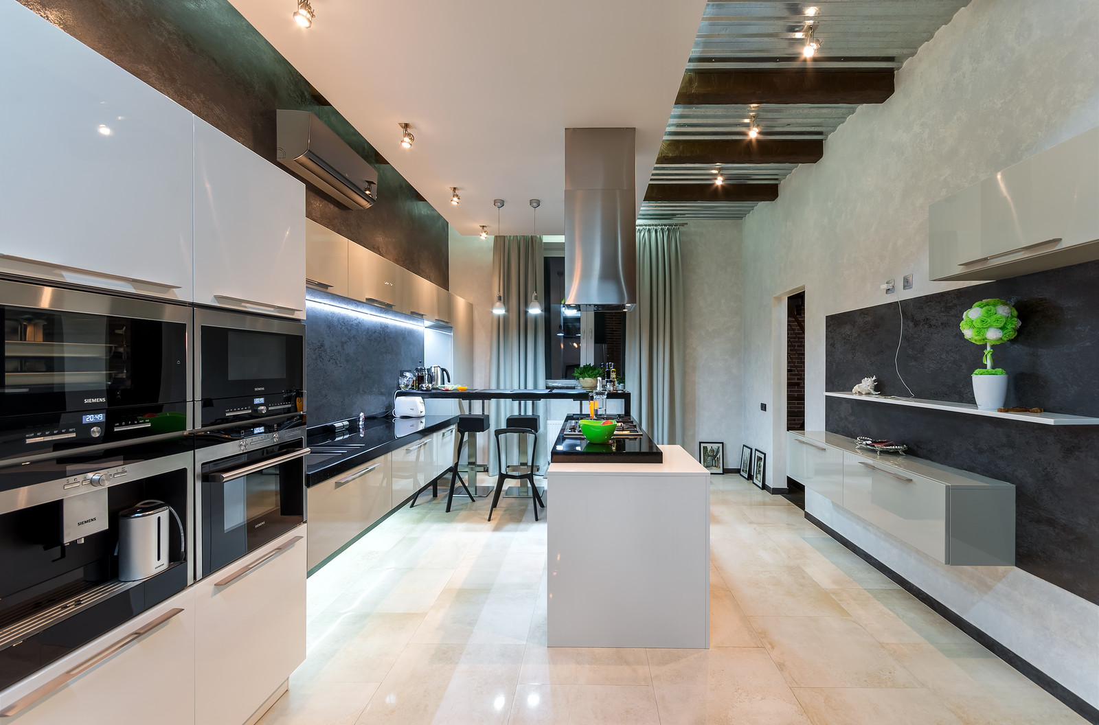 Дизайн коттеджа в стиле лофт