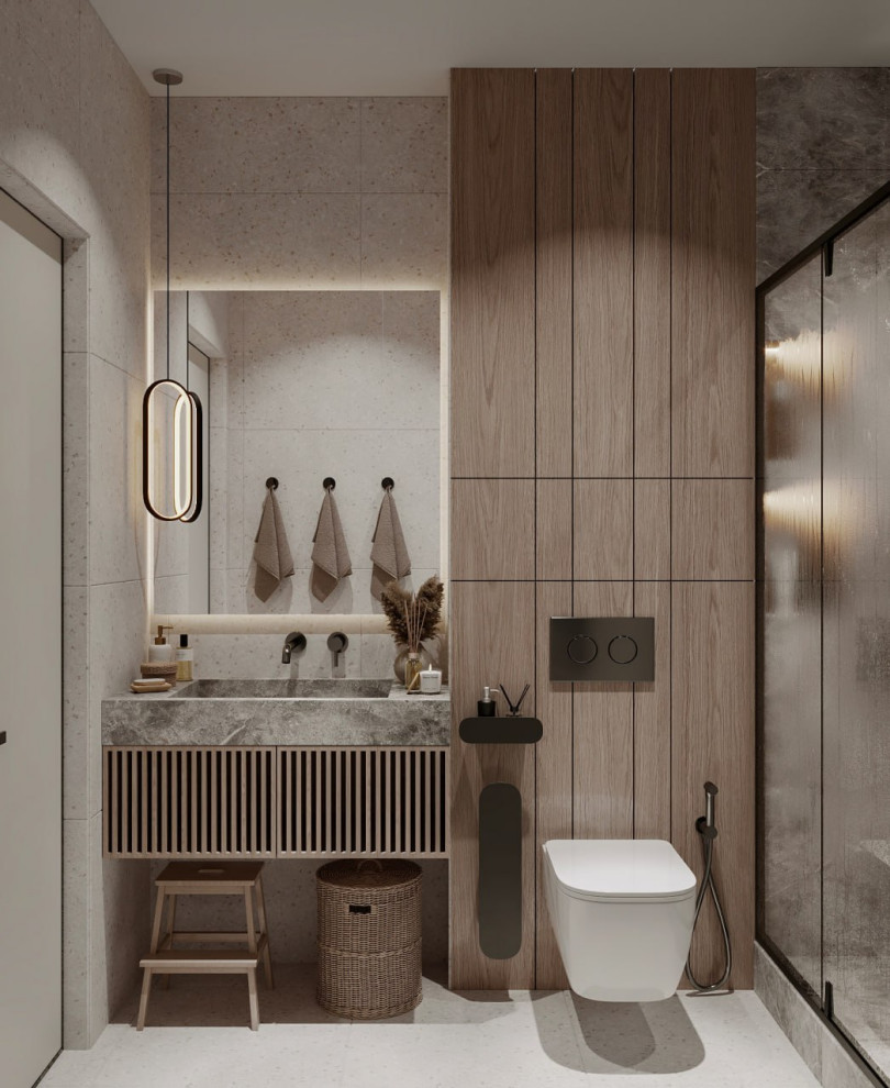 Дизайн-проект трехкомнатной квартиры в современном стиле