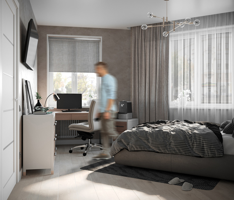 Спальня с рабочим местом