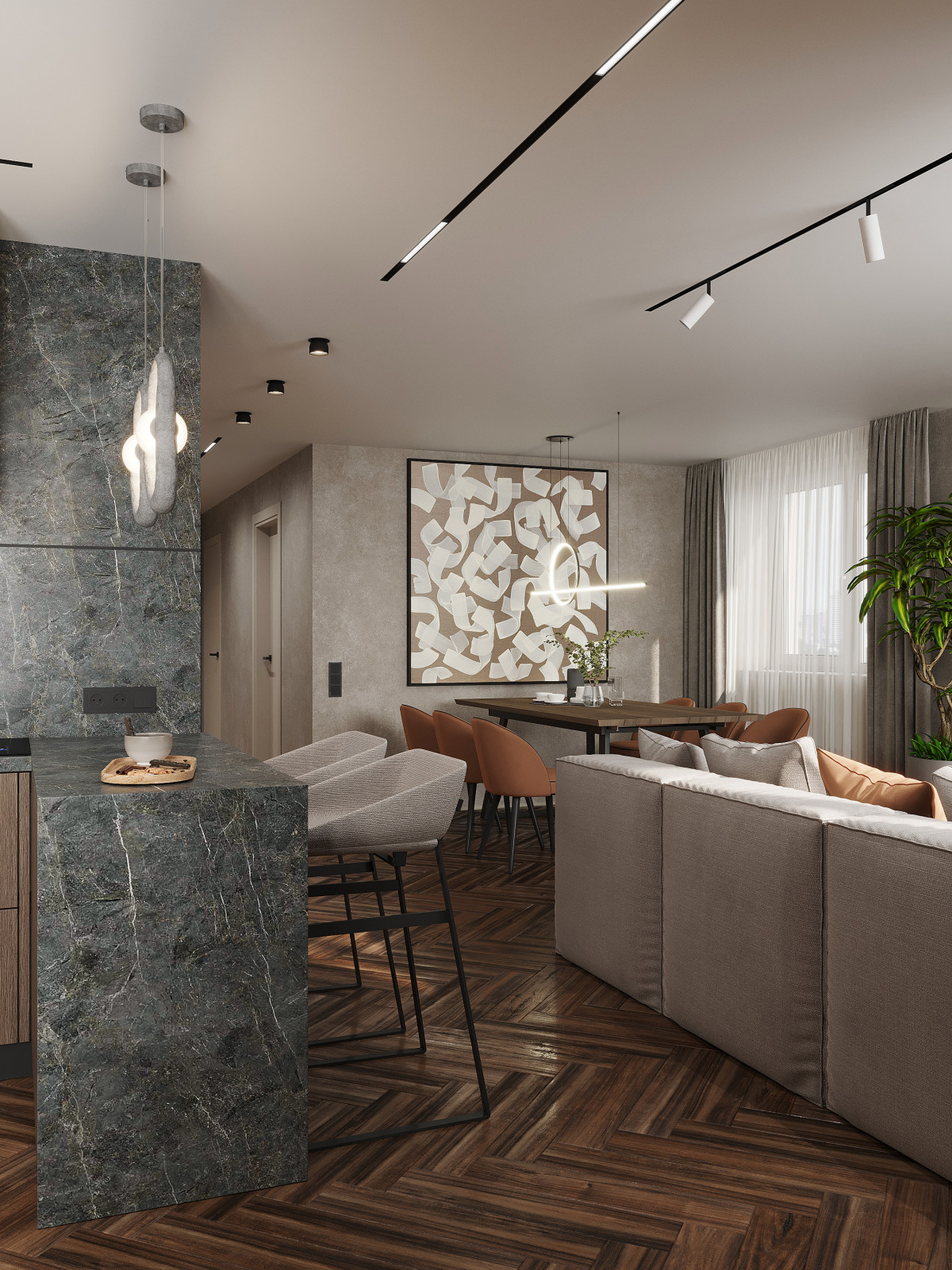 Квартира 90 м.кв. ЖК Волжский квартал