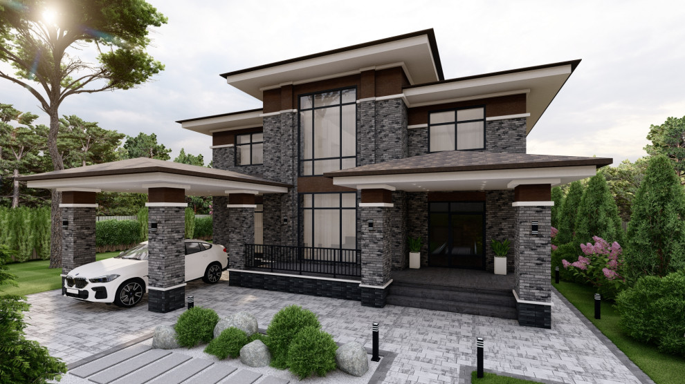 Обложка проекта: Полный цикл проектирования участка с домом