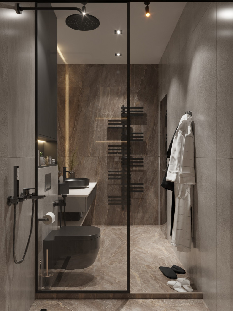 Ванная комната в коттедже