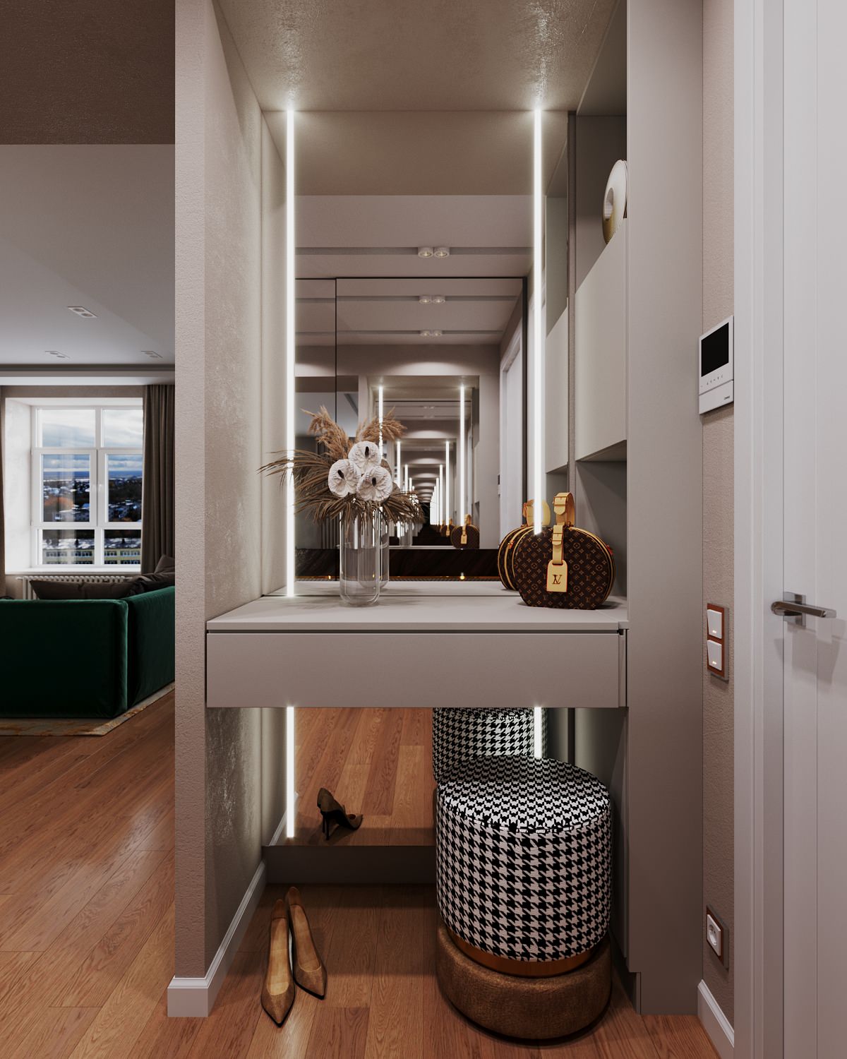 Контрастная квартира в ЖК Столичный