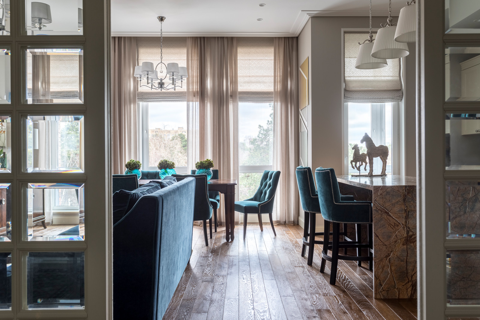 ЖК Таежный. 115 кв.м. Интерьерные фотографии завершенного проекта